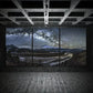 3pcs Starry Night Milky Way Galaxy Mountain Metal Print Ready to Hang Art