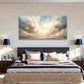 Dramatic Sunset Sky And Clouds Wall Art Canvas Office Home Room Framed 120x60cm