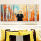 3pcs Spring forest Trees Wall Art Set Canvas Framed 40x60cm - High Quality Print 100% Australian Made Wall Canvas Ready to Hang
