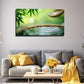 Modern Bohemian Green Pastoral Wall Art Canvas Office Home Room Framed 120x60cm