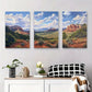 3pcs Desert Canyon Landscape Scenic Southwest Metal Print Ready to Hang Art