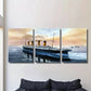 3pcs Modern Cruise Ship Metal Print Ready to Hang Art