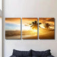 3pcs Geometric polygonal stag, Metal Print Ready to Hang Art