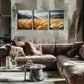 3pcs  Good Luck Products, Autumn Weeds Wall Art Set Canvas Framed 40x60cm - High Quality Print 100% Australian Made Wall Canvas Ready to Hang