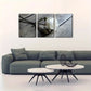 3pcs White Rose Flowers Giclee Metal Print Ready to Hang Art