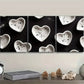 3pcs Shape on black background Wall Art Set Canvas Framed 40x60cm - High Quality Print 100% Australian Made Wall Canvas Ready to Hang