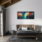 3pcs Abstract Art style Modern Minimalist Poster Metal Print Ready to Hang Art