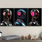 3pcs  Astronauts on the moon (19)   Wall Art Set Canvas Framed 40x60cm - High Quality Print 100% Australian Made Wall Canvas Ready to Hang