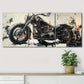 3pcs Retro Motorcycle Black Darkness Perfect Wall Art Set Canvas Framed 40x60cm - High Quality Print 100% Australian Made Wall Canvas Ready to Hang