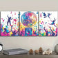 3pcs A big party  Wall Art Set Canvas Framed 40x60cm - High Quality Print 100% Australian Made Wall Canvas Ready to Hang