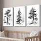 3pcs Countryside Tree Nature Inspired Decor Wall Art Set Canvas Framed 40x60cm - High Quality Print 100% Australian Made Wall Canvas Ready to Hang