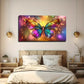 A Warm Yellow Background Wall Art Canvas Office Home Room Framed 120x60cm