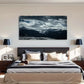 Cloudy Mountain Scenery Wall Art Canvas Office Home Room Framed 120x60cm