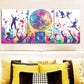 3pcs A big party  Wall Art Set Canvas Framed 40x60cm - High Quality Print 100% Australian Made Wall Canvas Ready to Hang