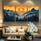 3pcs Northern Cascade Range Landscape Metal Print Ready to Hang Art