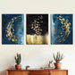 3pcs  Abstract Style Fish and Butterfly Swarms  Wall Art Set Canvas Framed 40x60cm - High Quality Print 100% Australian Made Wall Canvas Ready to Hang