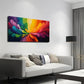 Irregular Color Shape Spreading Wall Art Canvas Office Home Room Framed 120x60cm
