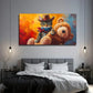 Modern Big Dog Bear Wall Art Canvas Office Home Room Framed 120x60cm