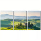 3pcs Vibrant Italian Countryside Scenery Wall Art Set Canvas Framed 40x60cm - High Quality Print 100% Australian Made Wall Canvas Ready to Hang