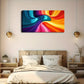 Vibrant Color Flow Design Wall Art Canvas Office Home Room Framed 120x60cm