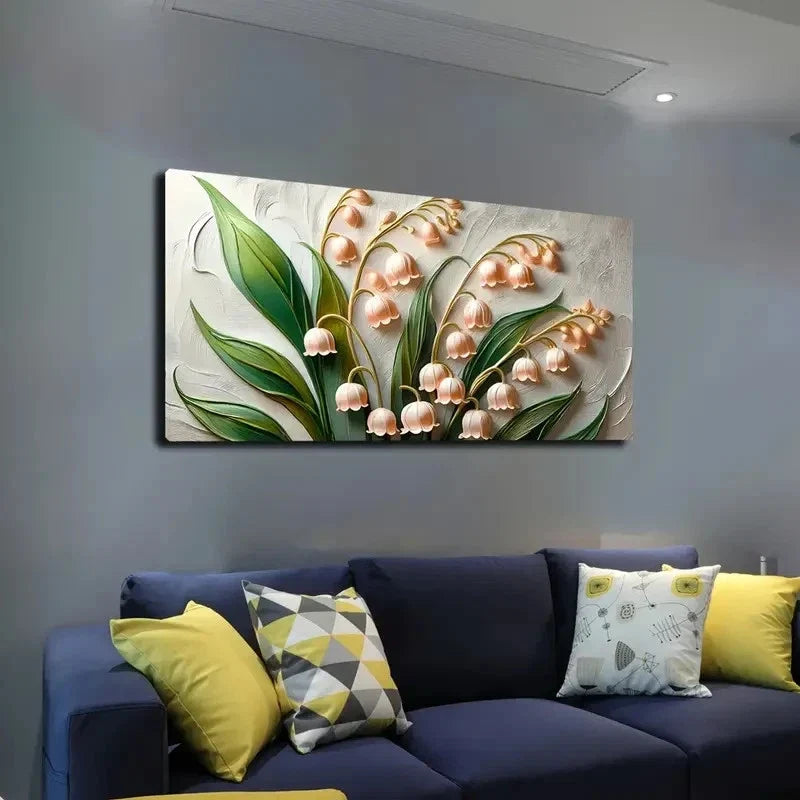 Simple Natural Solid Pattern Wall Art canvas office home room framed 120x60cm