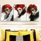 3pcs A man with red hair. (4) Wall Art Set Canvas Framed 40x60cm - High Quality Print 100% Australian Made Wall Canvas Ready to Hang