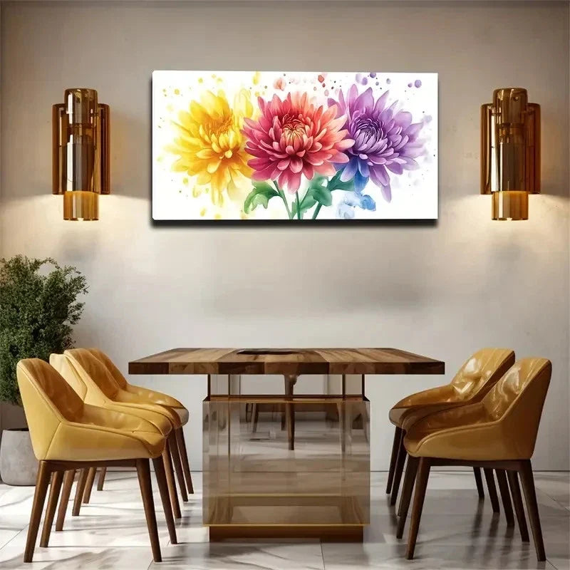 Vibrant Colors Decor Wall Art Canvas Office Home Room Framed 120x60cm