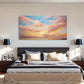 Sky & Colorful Clouds Sunset Wall Art Canvas Office Home Room Framed 120x60cm