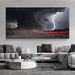 Seaside Hurricane Landscape Wall Art Canvas Office Home Room Framed 80x45cm