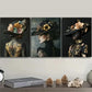 3pcs  Floral Hat Girl Painting, Metal Print Ready to Hang Art