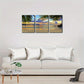 3pcs Tropical Island Sunset Ocean Metal Print Ready to Hang Art