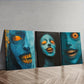 3pcs  Forest demon (7) Wall Art Set Canvas Framed 40x60cm - High Quality Print 100% Australian Made Wall Canvas Ready to Hang