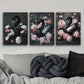 3pcs Very elegant black swan   Metal Print Ready to Hang Art