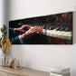 3pcs Piano Hand Close-Up Painting Dark Alone Wall Art Set Canvas Framed 40x60cm - High Quality Print 100% Australian Made Wall Canvas Ready to Hang