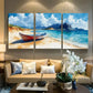 3pcs Spanish Island, Galapagos, Watercolor Metal Print Ready to Hang Art