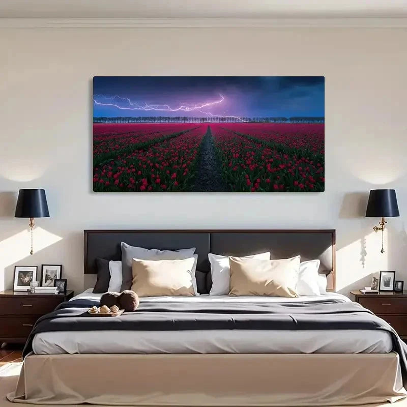Stunning Natural Scenery Nature Wall Art Canvas Office Home Room Framed 80x45cm