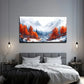 Majestic Snow-Covered Mountains Wall Art Canvas Office Home Room Framed 120x60cm