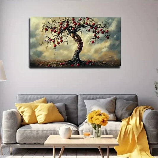 Apples Are Scattered Wall Art canvas office home room framed 120x60cm