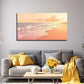 Beach & Ocean Waves Wall Art Canvas Office Home Room Framed 80x45cm