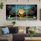 3pcs natural flower and plant farmhouse  Metal Print Ready to Hang Art