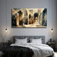 Abstract Ancient Architecture Wall Art Canvas Office Home Room Framed 80x45cm