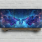 3pcs Purple Butterfly Nebula Galaxy Metal Print Ready to Hang Art
