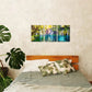 3pcs Waterfall & Mountain Nature Scenes Metal Print Ready to Hang Art