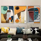 3pcs Picasso-Inspired Abstract Modern Canvas Framed 40x60cm - High Quality Print 100% Australian Made Wall Canvas Ready to Hang