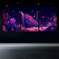 3pcs Ocean Origin Boat Purple Theme Metal Print Ready to Hang Art
