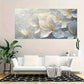 Abstract White Crystal Wall Art wall canvas office home room framed 120x60cm