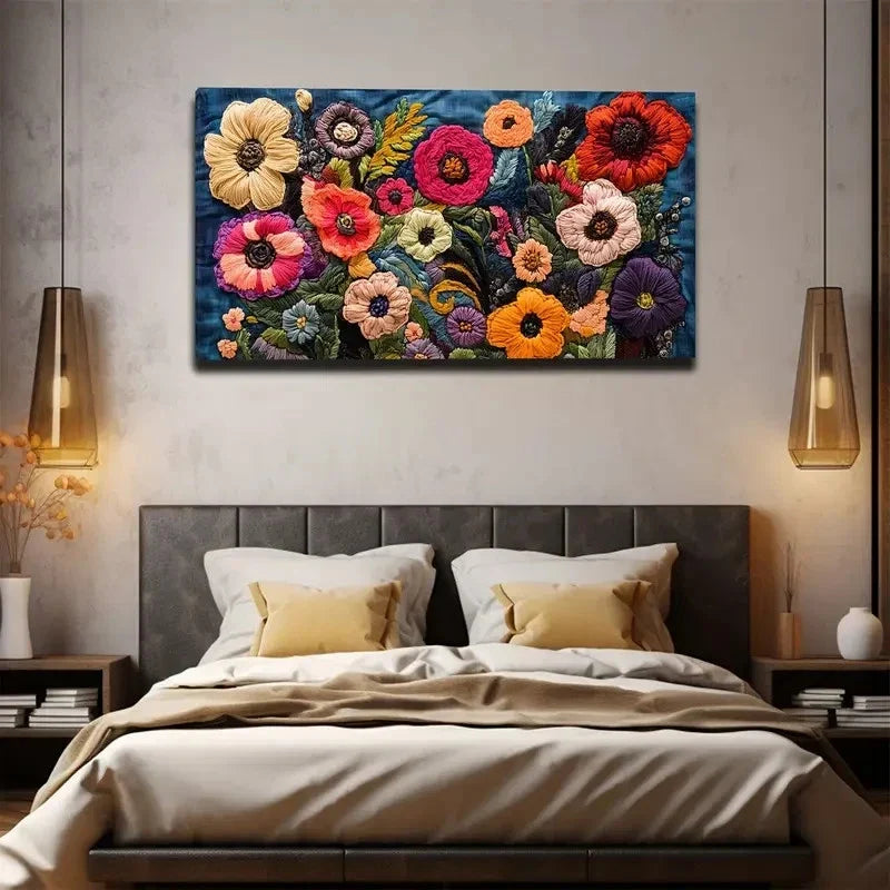 Modern Bohemian Painting Wall Art Canvas Office Home Room Framed 80x45cm