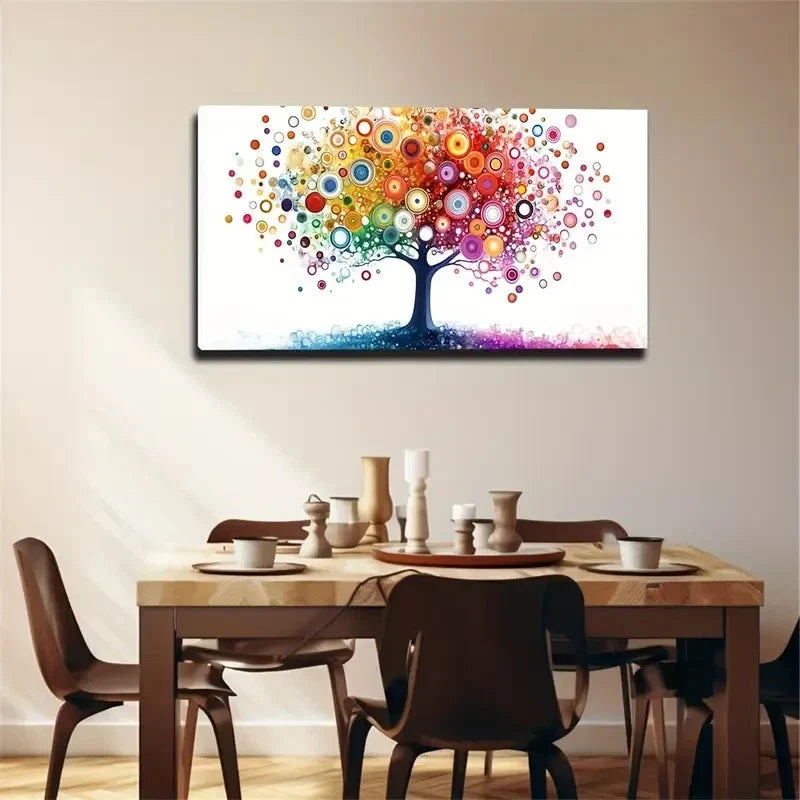 Various Circular Pattern Compos Wall Art Canvas Office Home Room Framed 120x60cm