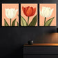 3pcs Different Colors of Horses Metal Print Ready to Hang Art