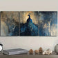 3pcs An Elegant Pea Rooster Luxurious Painting Metal Print Ready to Hang Art